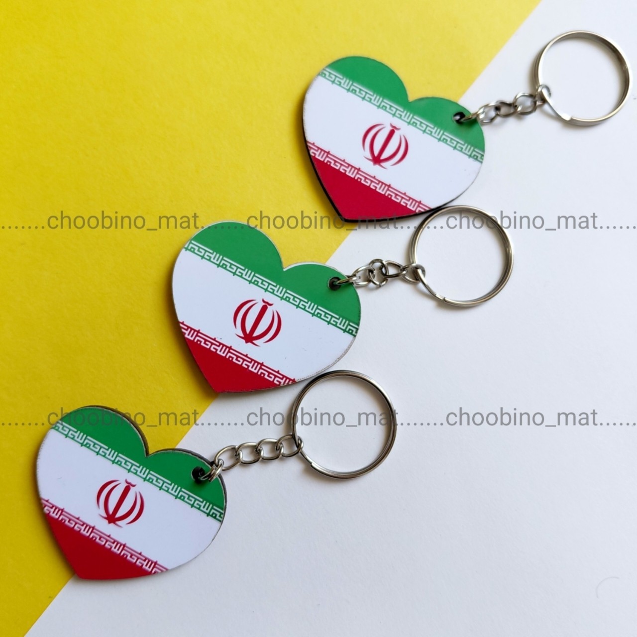 جاکلیدی و آویز کوله پشتی پرچم ایران